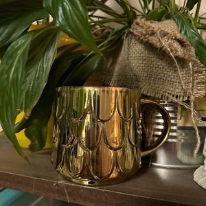 2019 Starbucks Gold Chrome Mermaid scale mug